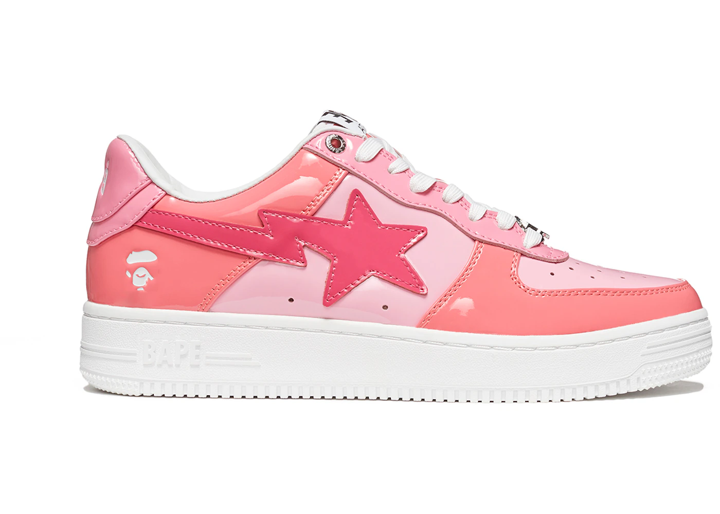Pink bape shoes Clearance