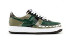 A Bathing Ape BAPE Sta Low KAWS Chompers Verde scuro