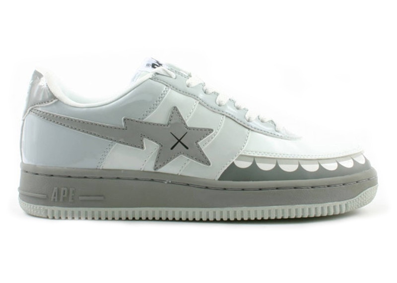 A Bathing Ape Bape Sta Low KAWS Chompers Grey メンズ - FS-029 426 - JP