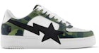 A Bathing Ape Bape Sta Low OS #1 Color Camo Green White