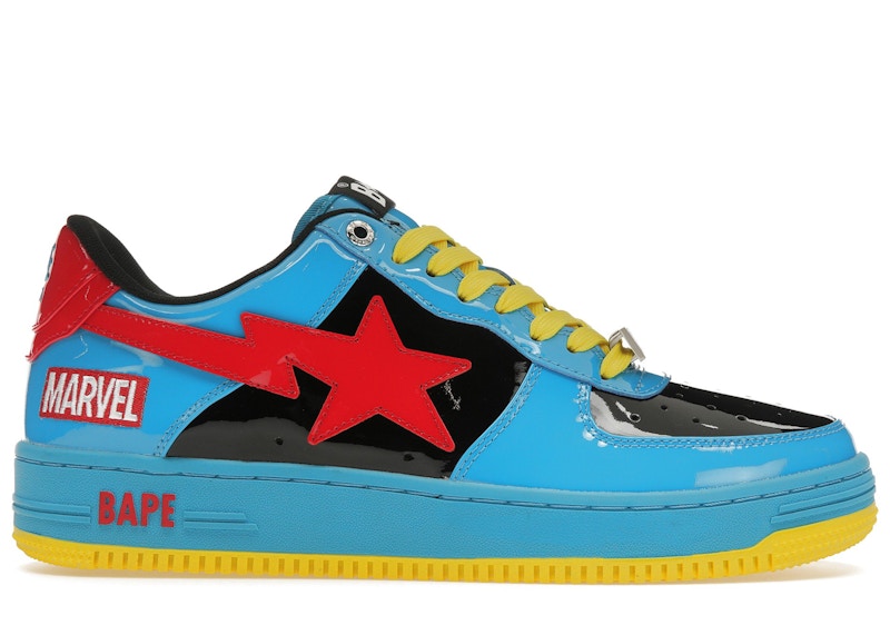 Bape marvel comics on sale shoes