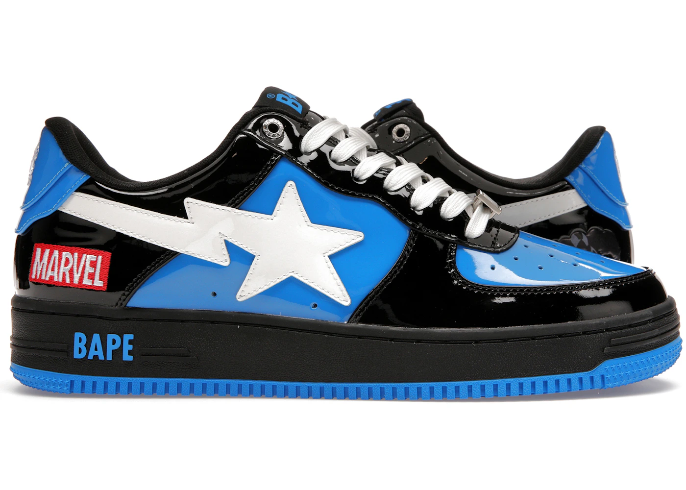 A Bathing Ape Bape Sta Marvel Comics Venom Men's Sneakers US