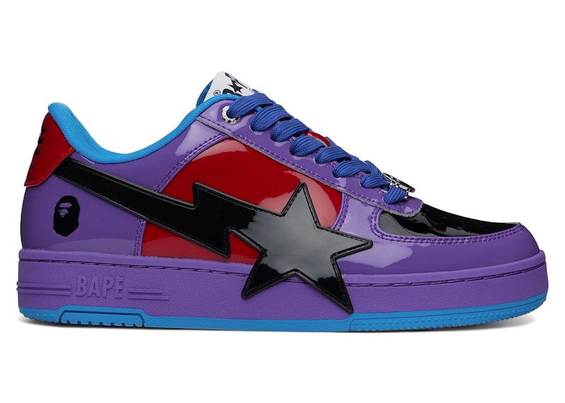 ☆APE エイプ BAPESTA ベイプスタ 手袋 紫 星模様 ☆ A Bathing Ape