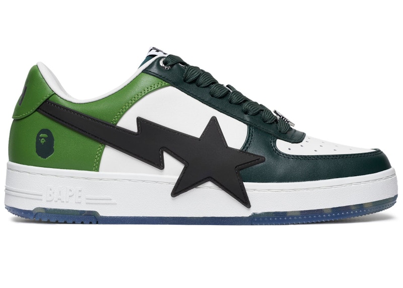 A Bathing Ape Bape Sta OS White Green メンズ A Bathing Ape Bape Sta OS White Green メンズ