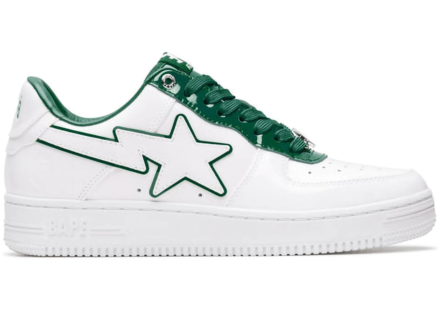 Bapesta Green Green Bape Shoes A Bathing Ape Bape Sta Patent
