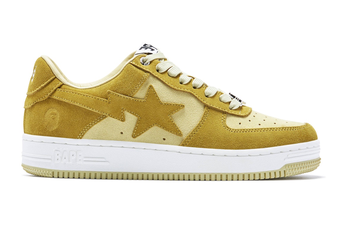 Pre-owned Bape A Bathing Ape  Sta Suede Yellow (2022) In Yellow/gold/white