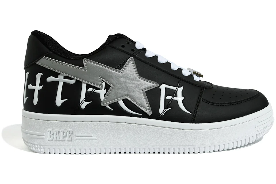 A Bathing Ape Bape Sta Low Black 3M