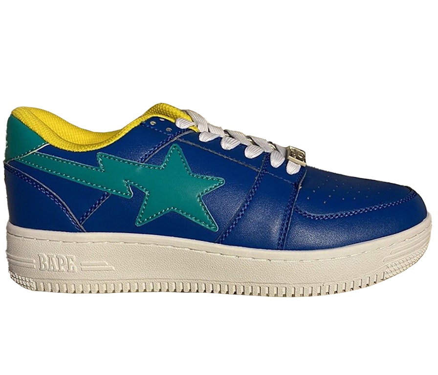 Pre-owned Bape A Bathing Ape  Sta Low Curren$y In Blue/green-yellow