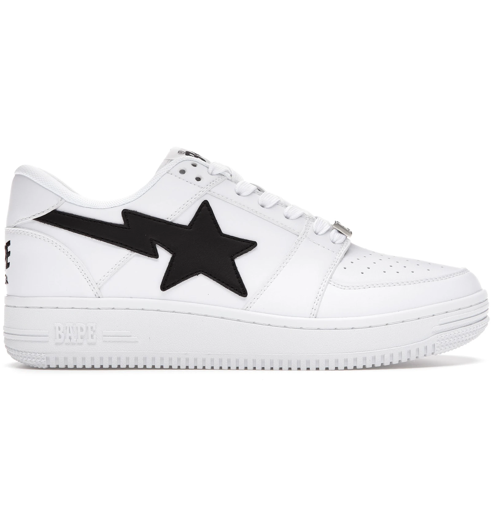 A Bathing Ape Bape Sta Low M1 White Black - 1G20191010 - US