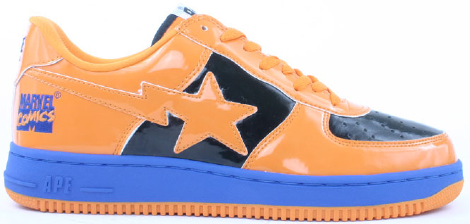 A Bathing Ape Bape Sta Low Marvel Comics Human Torch Men's - 802 - US