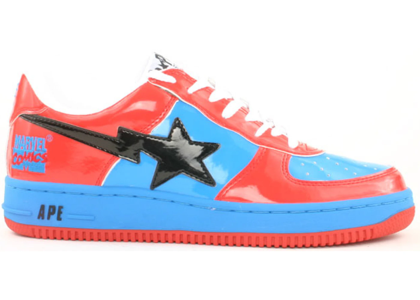 A Bathing Ape Bape Sta Low Marvel Comics Spider Man Men's - 806 - US
