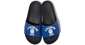 A Bathing Ape College Slide Sandal Online Exclusive Blue (2022)