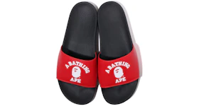 A Bathing Ape College Slide Sandal Online Exclusive Red (2022)