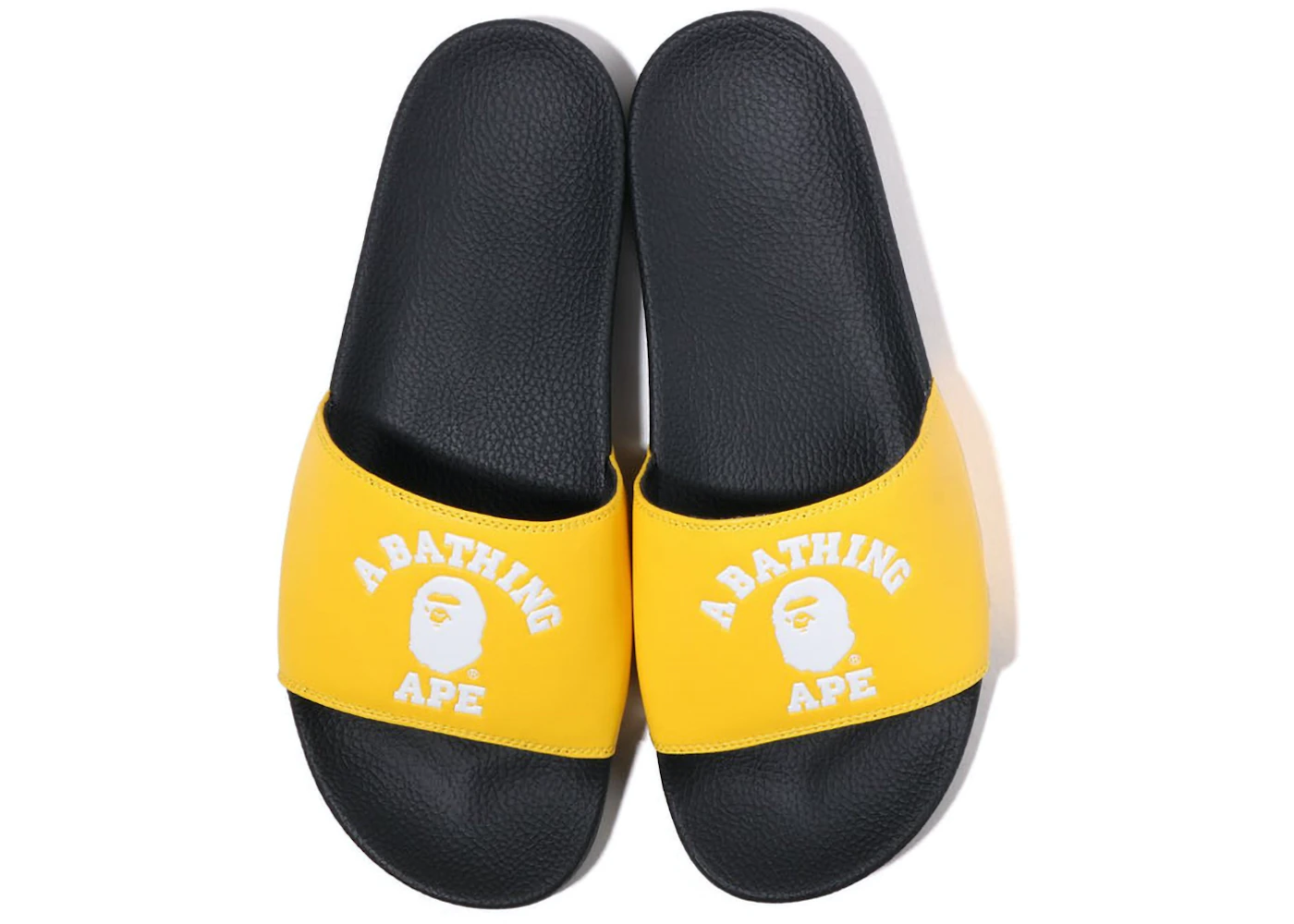 A Bathing Ape College Slide Sandal Online Exclusive Yellow (2022) Men's ...