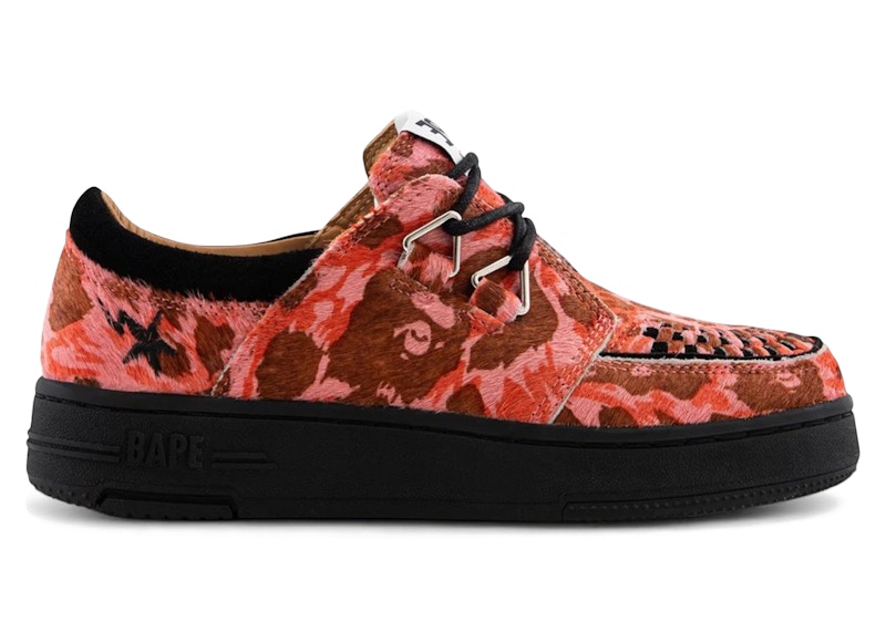 A Bathing Ape Creep Sta Pink Leopard Camo (Women's) - 1L80-291-321/001FWL802321-PNK