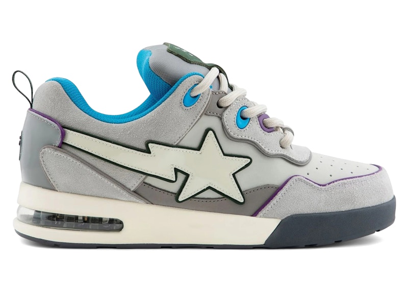 A Bathing Ape Flip Sta #2 Gray Blue Purple メンズ - 1L80-191
