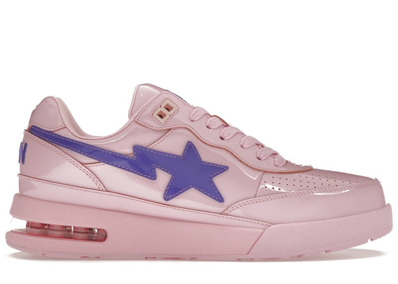 Pre-owned Bape Men's  A Bathing Ape Road Sta Don Toliver Sneakers In Bubblegum Pink/purple