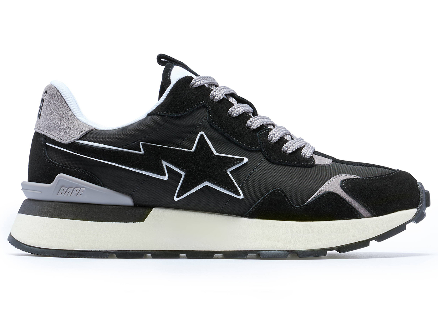 新作NEWA BATHING APE ROAD STA EXPRESS グレー　28.0 靴