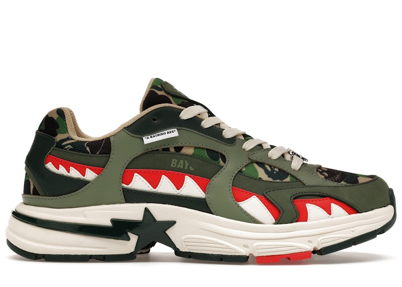 A Bathing Ape Shark Sta Bored Ape Yacht Club Green Men's