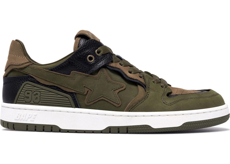 A Bathing Ape Sk8 Sta #6 Olive Drab