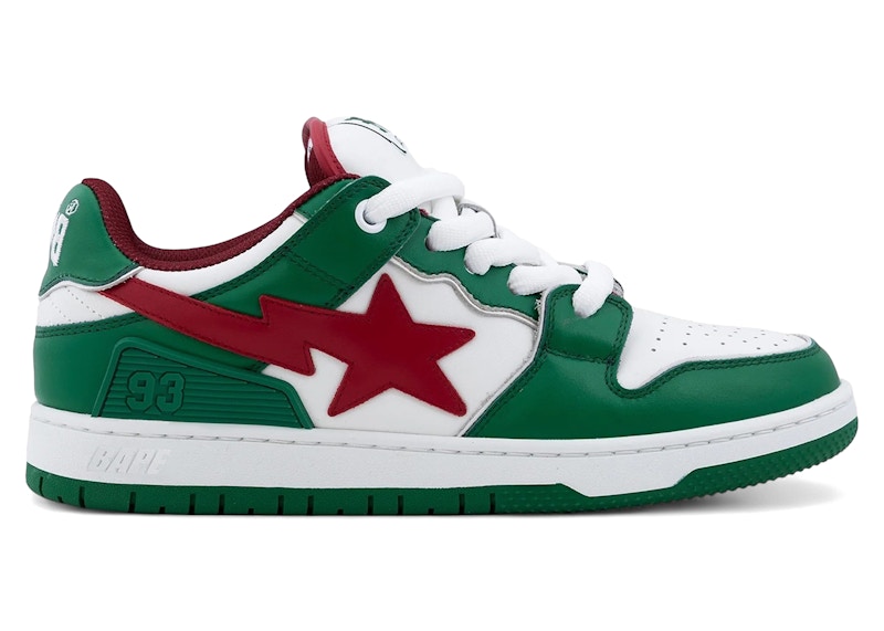 A Bathing Ape Sk8 Sta Bold #1 Green - 1L30-191-311/001FWL301311-GRN