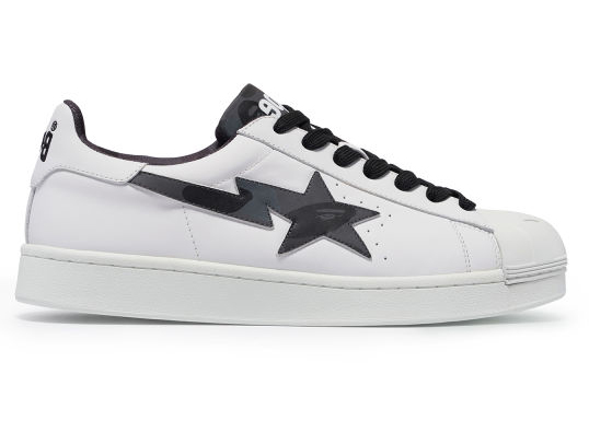 A Bathing Ape Skull Sta White Black