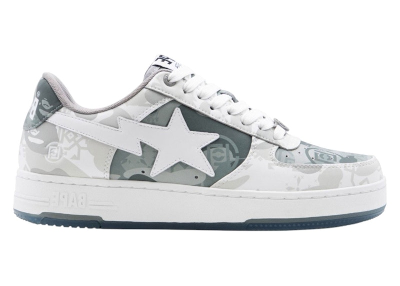 A Bathing Ape x CLOT Bape Sta White Men's - 1L73-191-937