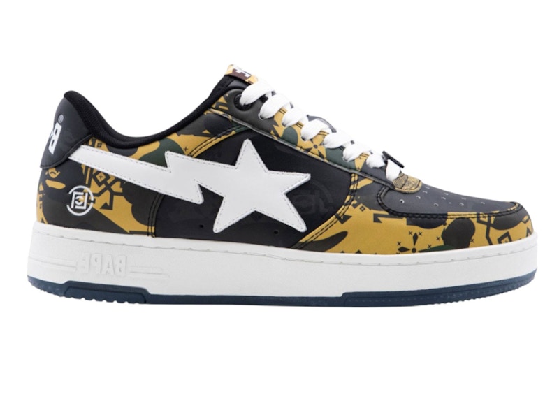 A Bathing Ape x CLOT Bape Sta Yellow - 1L73-191-937