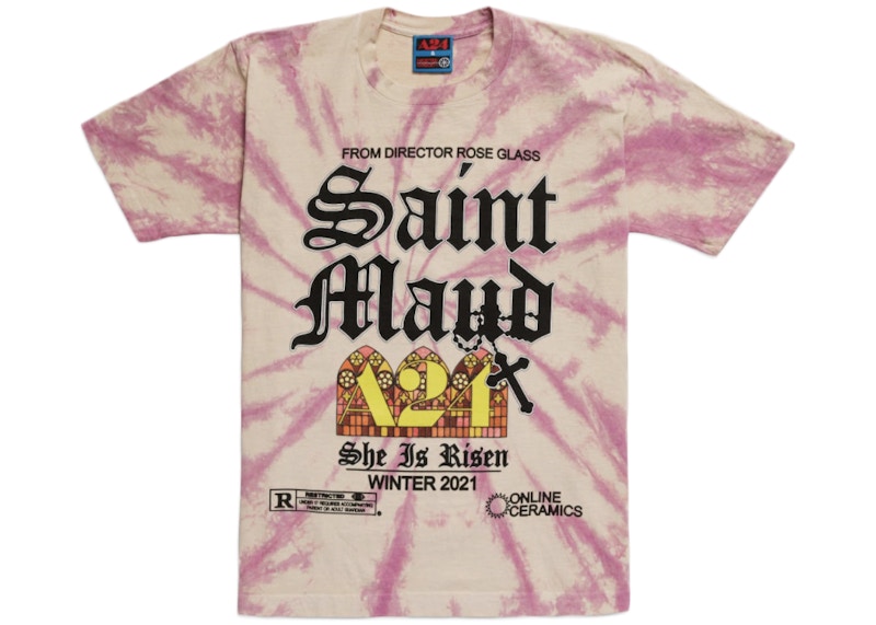 A24 Online Ceramics x Saint Maud Stained Glass T-shirt Tie-Dye