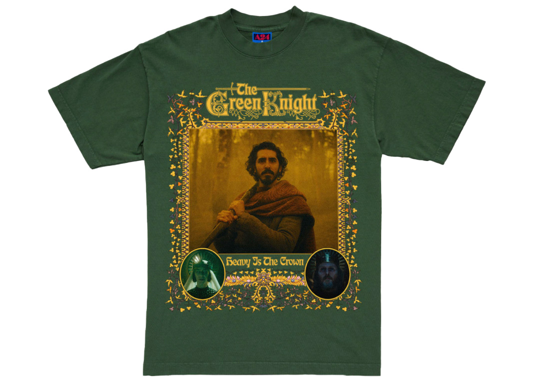 A24 Online Ceramics x The Green Knight Quest T-shirt Green Men's