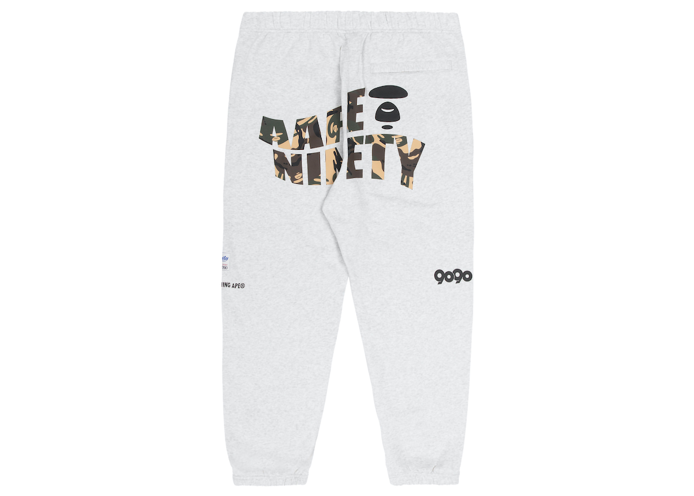BAPE x 9090 Graphic Fleece Sweatpants Grey Men's - FW22 - US