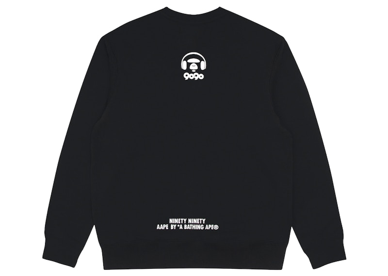 BAPE x 9090 Graphic Fleece Sweatshirt Black Men's - FW22 - GB