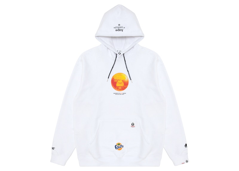 BAPE x Coca-Cola Moonface Graphic Hoodie Fanta Men's - FW22 - GB