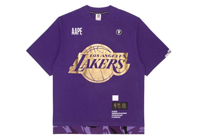 Bape x deals lakers tee