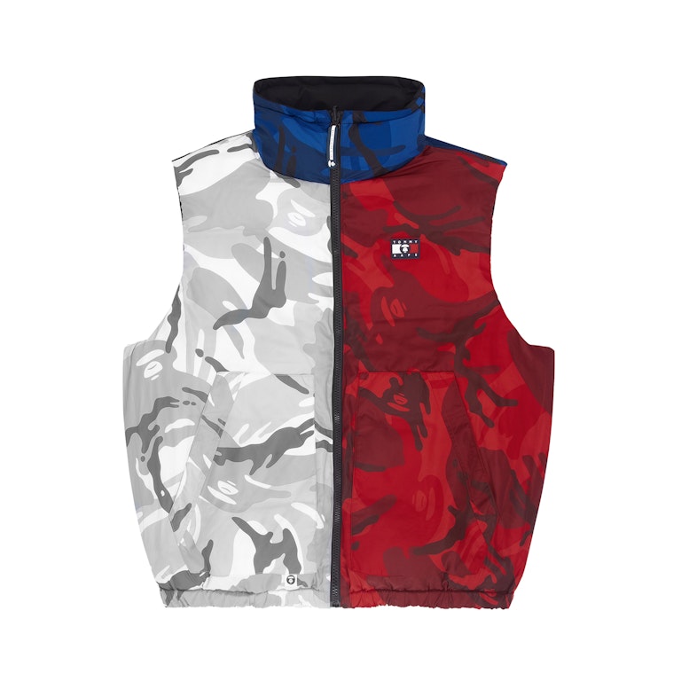 Pre-owned Aape X Tommy Reversible Puffer Vest Multi