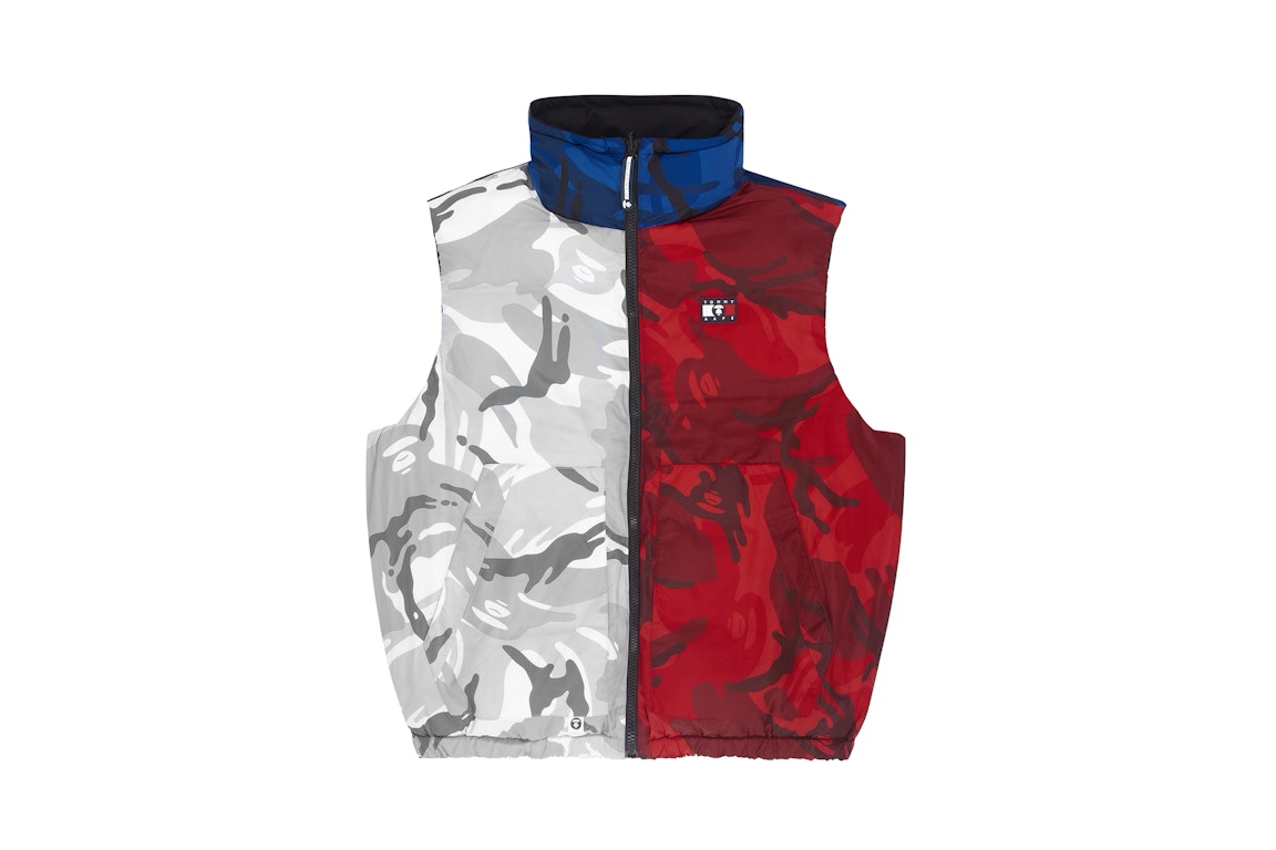 Pre-owned Aape X Tommy Reversible Puffer Vest Multi