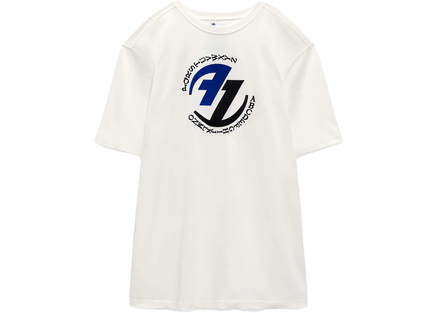 ADER error x Zara Graphic T-shirt Oyster White - FW22 - JP