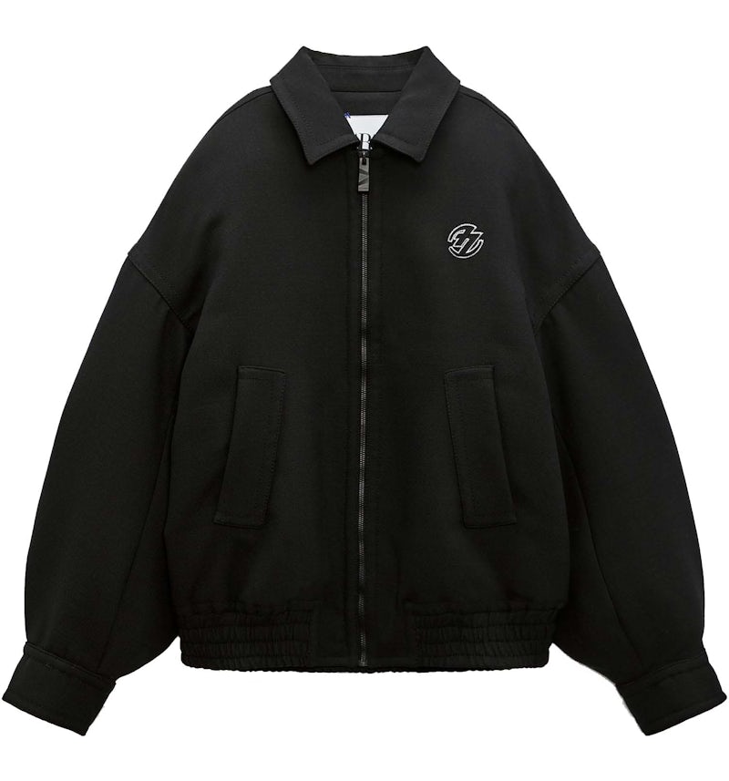 ADER error x Zara Bomber Oversize Nero FW22 IT