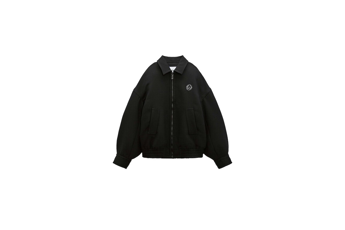 Pre-owned Ader Error X Zara Oversized Bomber Jacket Black