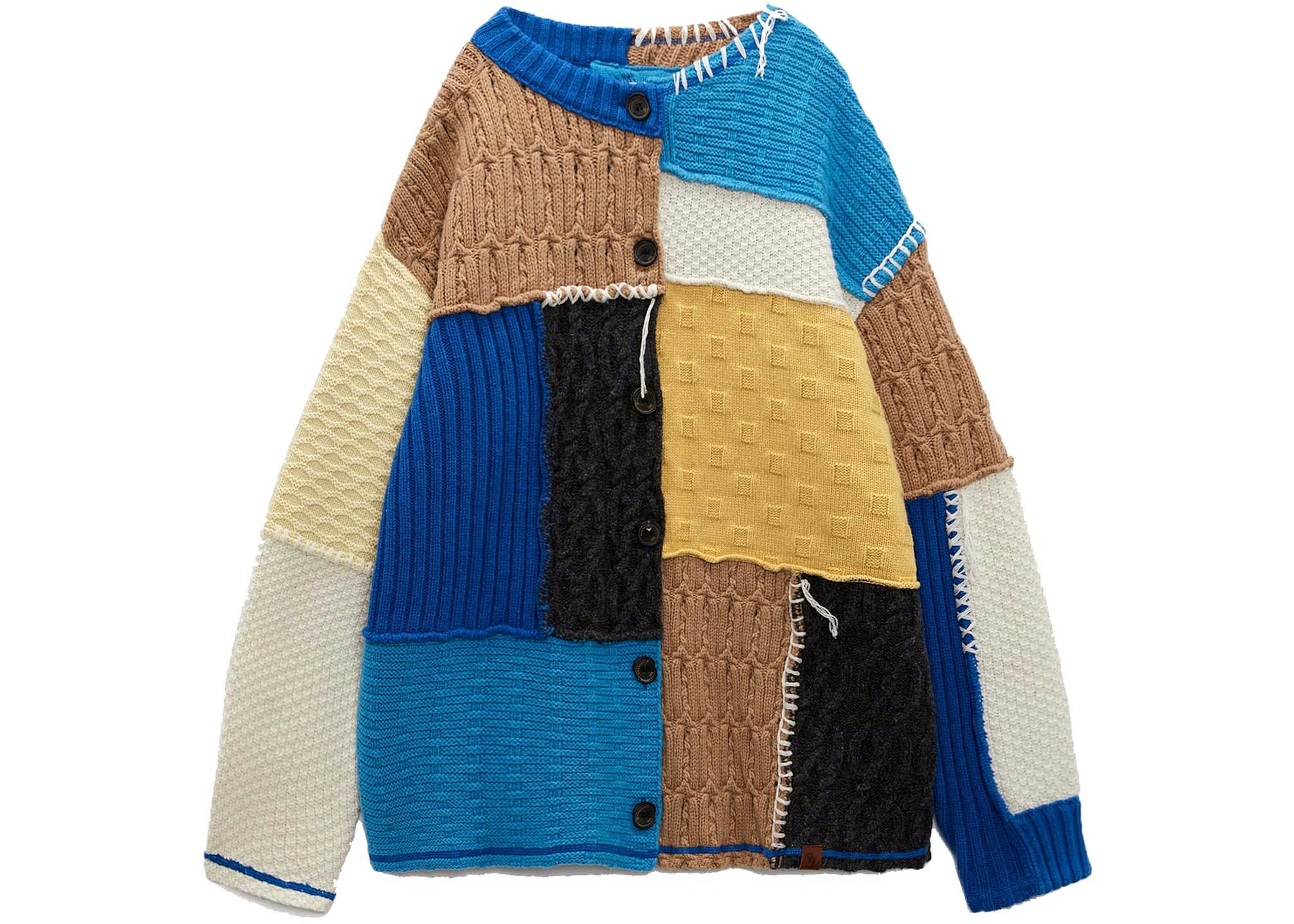 maorí Puntero fósil ADER error x Zara Oversized Patchwork Knit Cardigan Multicolored - FW22  Men's - US