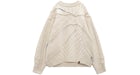 ADER error x Zara Oversized Patchwork Knit Sweater Ecru