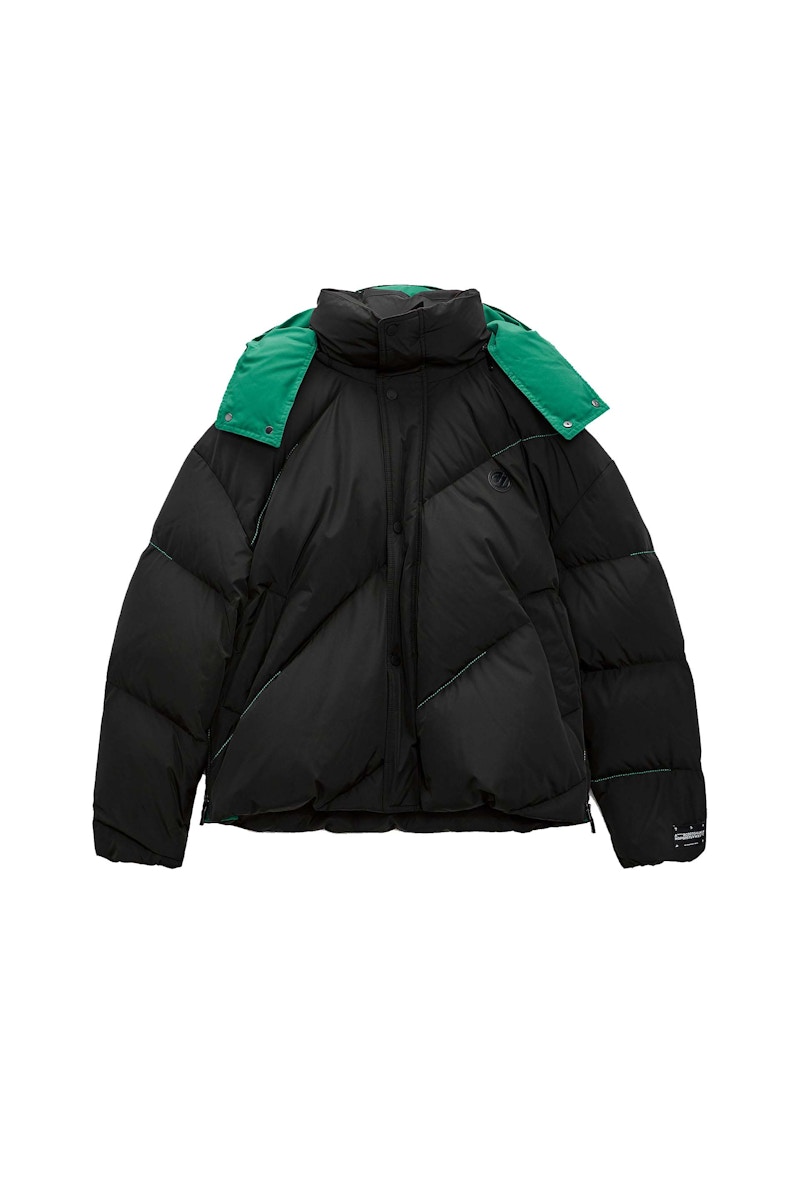 ADER error x Zara Oversized Puffer Jacket Black Men's - FW22