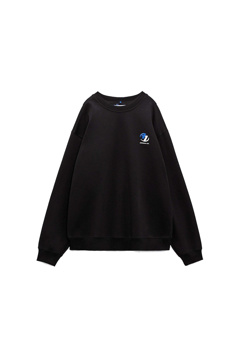 ADER error x Zara Oversized Sweatshirt Black - FW22 - US