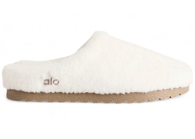 Alo Yoga Sherpa Recovery Slipper Ivory