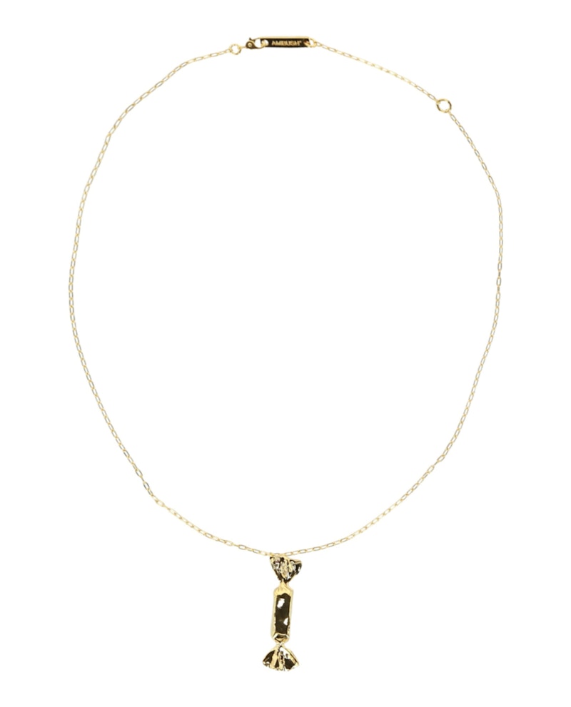 Pre-owned Ambush Women's  Candy Charm 1 Necklace In Gold