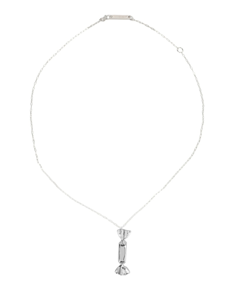 Pre-owned Ambush Women's  Candy Charm 1 Necklace In Silver