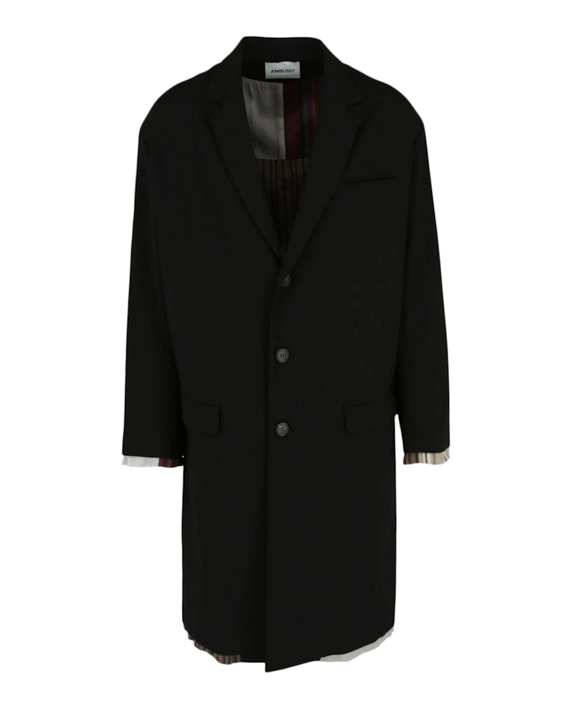 Ambush Cappotto Reversibile in Lana Nero