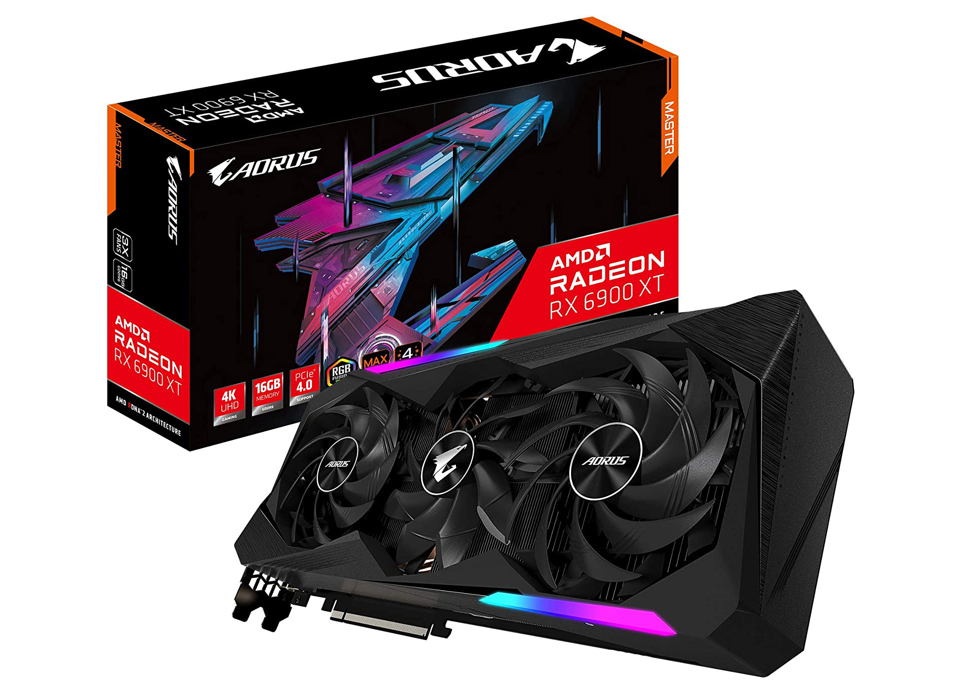 AMD AORUS Radeon RX 6900 XT Master 16G Graphics Card (GV