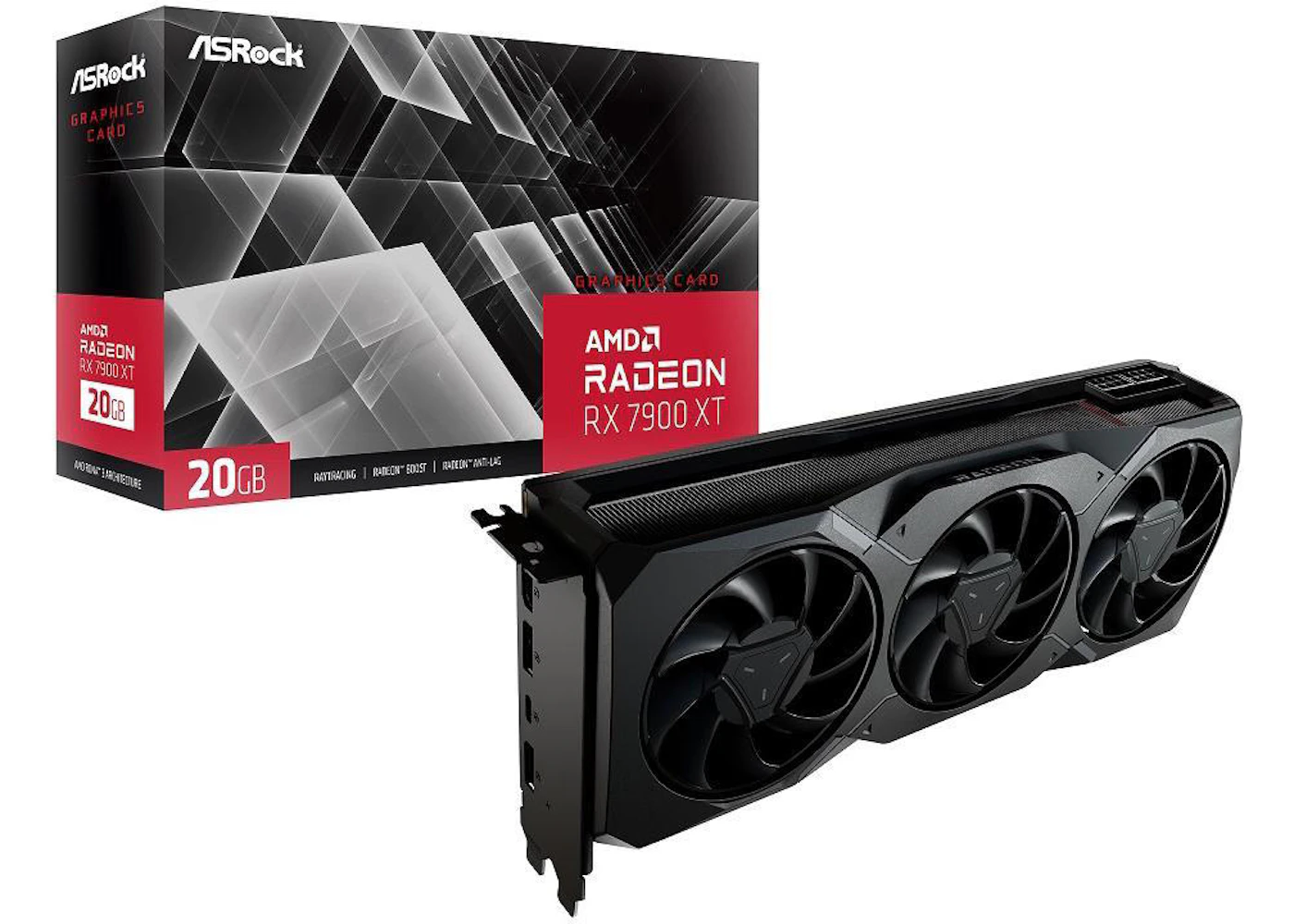 AMD ASRock Radeon RX 7900 XT 20GB Graphics Card RX7900XT - US