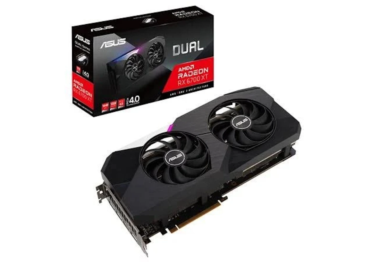 AMD ASUS Dual Radeon RX 6700 XT 12GB Graphics Card (DUAL-RX6700XT-12G) - US